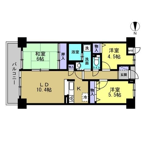 シャルマンフジ橋本三石台(間取り)