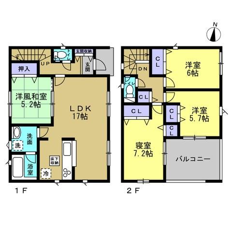 和歌山市杭ノ瀬第5-1号棟　新築戸建