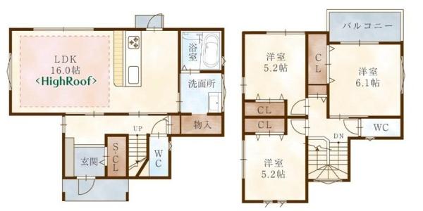 島崎町５丁目-7　新築戸建