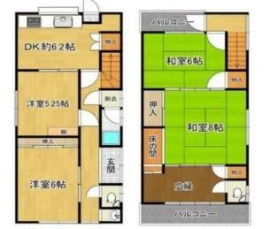 海南市日方　中古戸建
