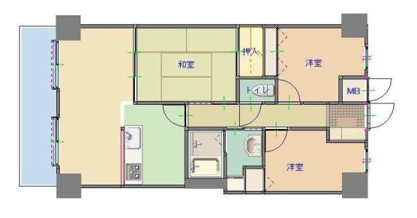 クローバーハイツ岩出
