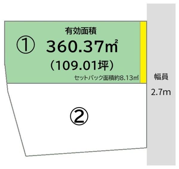 砂山南1丁目分譲地　1号地