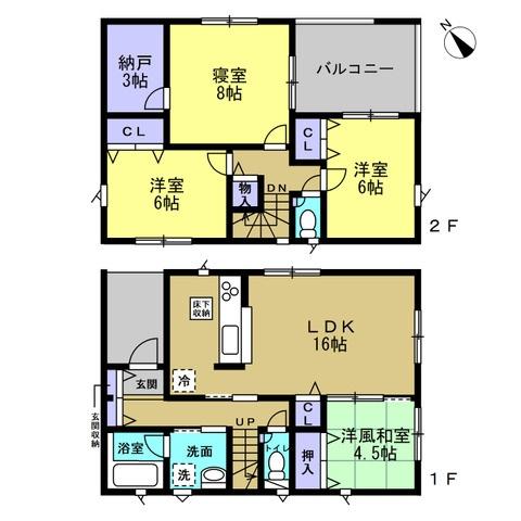 紀の川市東大井第1-1号棟　新築戸建