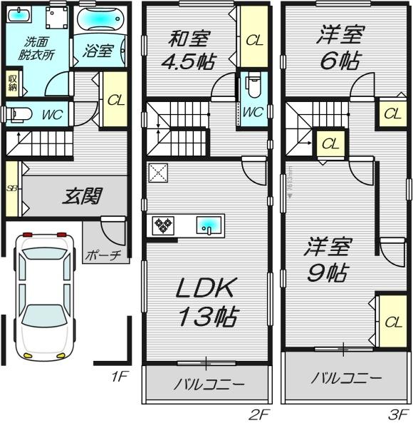 大阪市都島区友渕町３丁目の中古一戸建