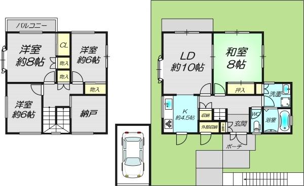 南河内郡河南町さくら坂１丁目の中古一戸建