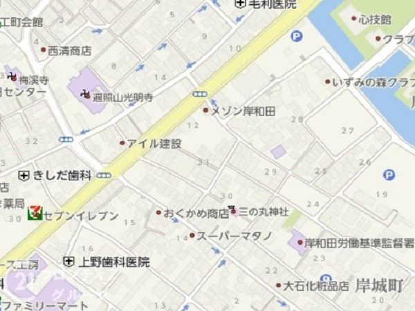 岸和田市岸城町の中古一戸建て