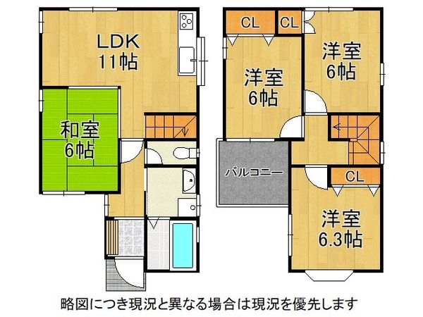 堺市中区東山　中古一戸建て