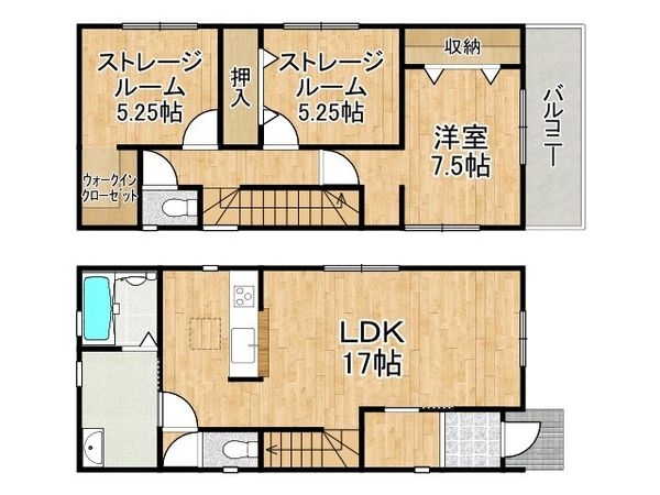 堺市北区金岡町　新築一戸建て　３期　２号棟