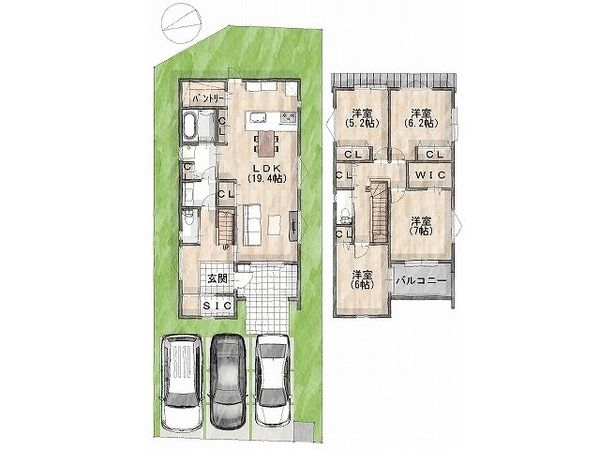 堺市南区庭代台４丁　新築一戸建て　3期　全1区画