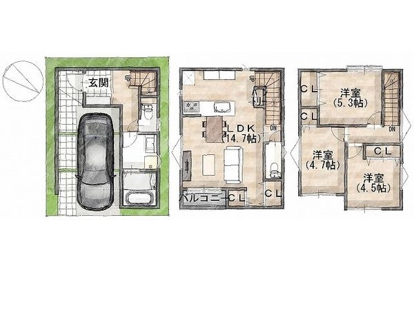 FrontierGardens　堺市北区百舌鳥陵南町３丁…