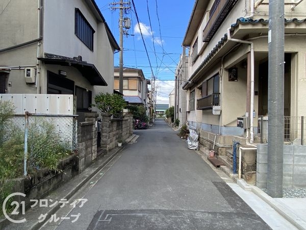堺市堺区緑町2丁 新築一戸建て 1期 1号棟(前面道路含む現地写真)