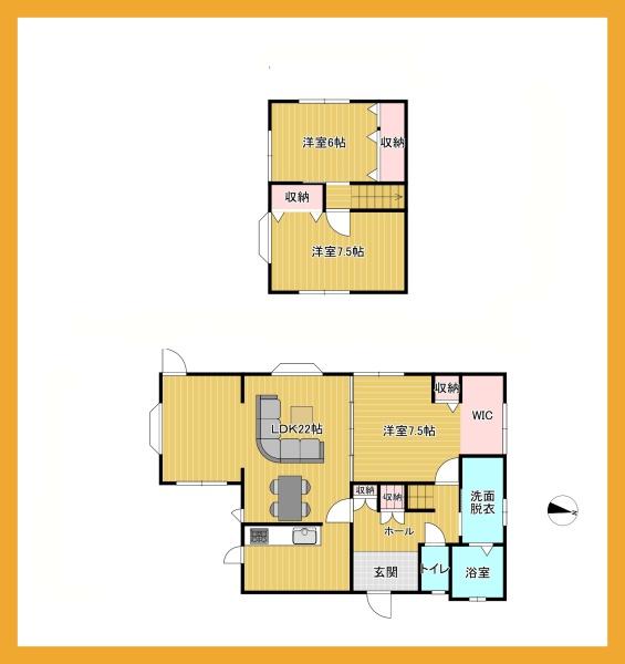 直方市大字上新入の中古一戸建