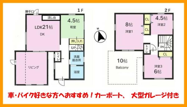 直方市大字頓野の中古一戸建