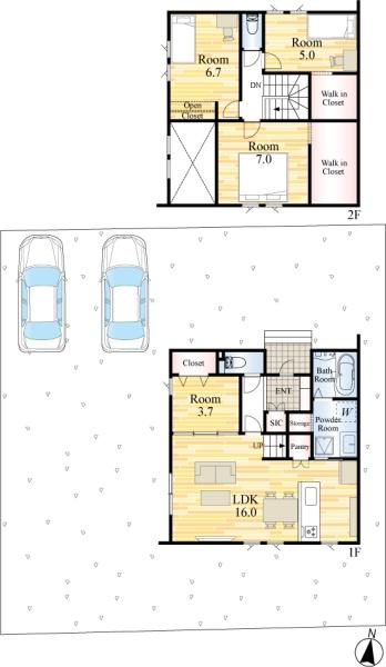 中間市朝霧３丁目の新築一戸建