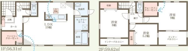 長浜市新庄寺町６期５号棟　新築分譲住宅