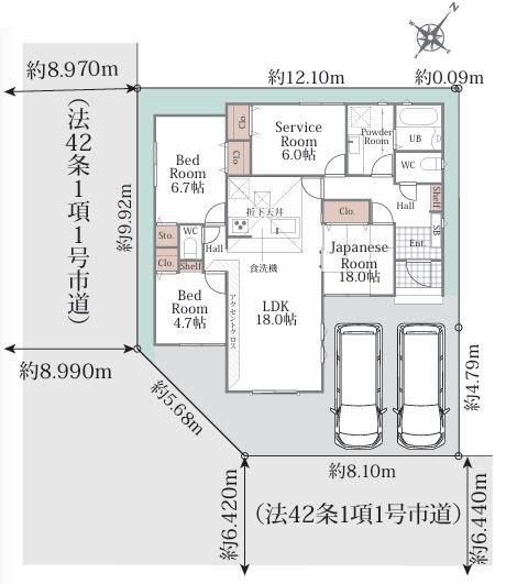 野洲市三上　新築分譲住宅
