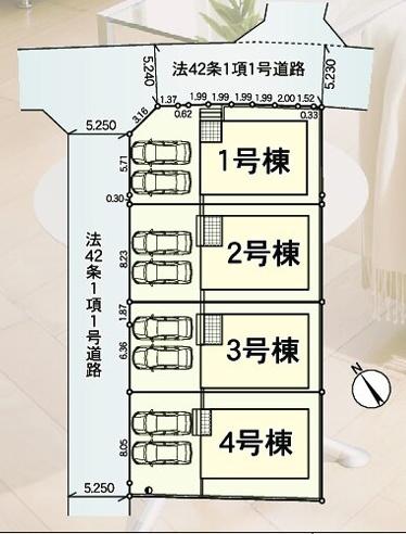 愛荘町山川原第２－３号棟　新築分譲住宅