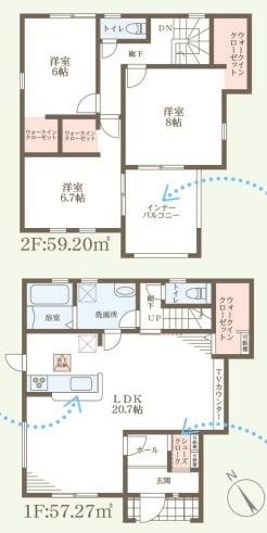 彦根市平田町７期２号棟　新築分譲住宅