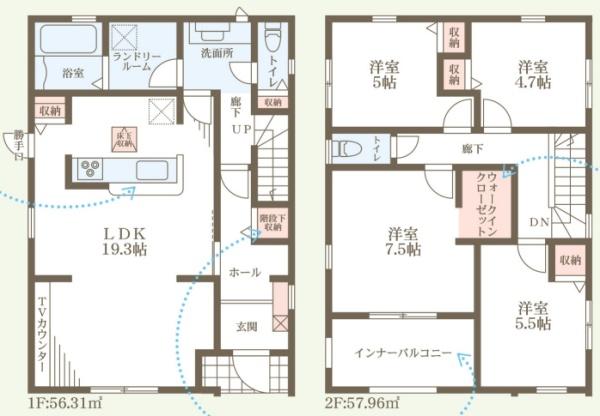 長浜市南小足町９期　新築分譲住宅