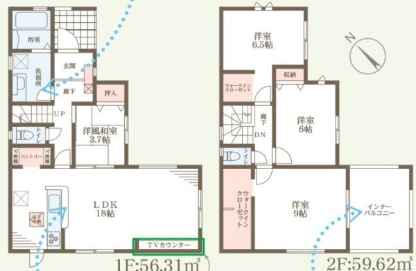 彦根市川瀬馬場町９期１号棟　新築分譲住宅