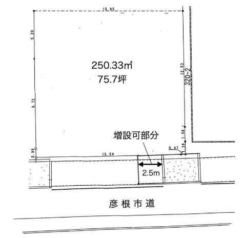 彦根市川瀬馬場町の土地