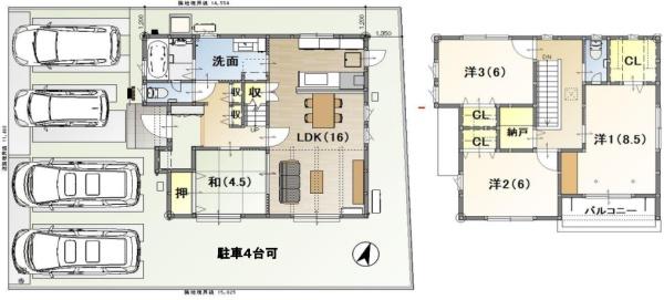 米原市岩脇　新築分譲住宅