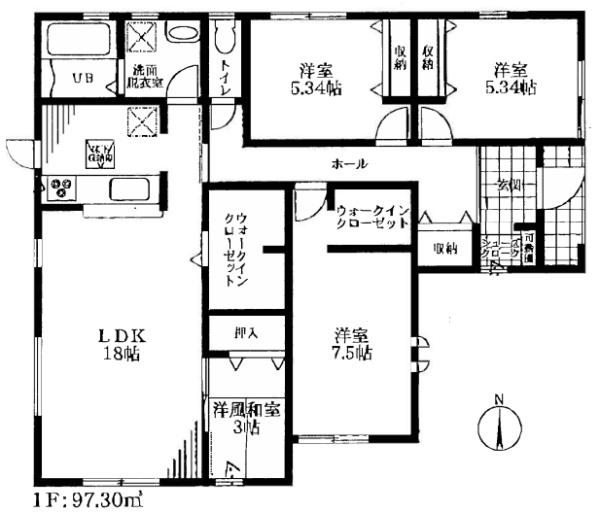 甲良町尼子１号棟　新築分譲住宅