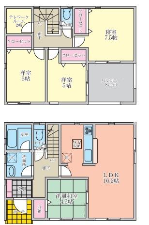 豊郷町高野瀬第３-３号棟　新築分譲住宅