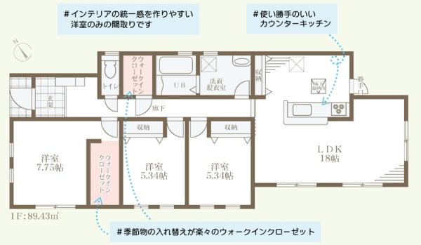 守山市小島町５期１号棟　新築分譲住宅