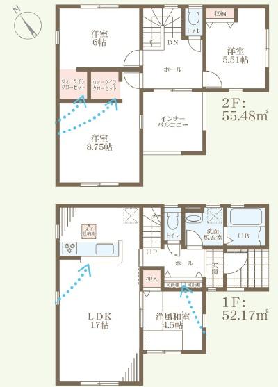 彦根市小泉町６期２号棟　新築分譲住宅
