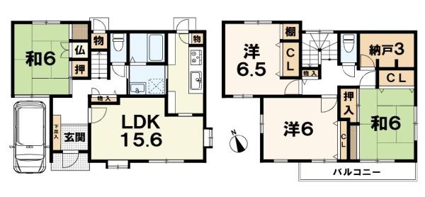 野洲市五条　中古戸建て住宅