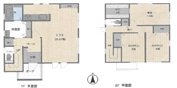 甲賀市甲南町竜法師１５号地　新築分譲住宅
