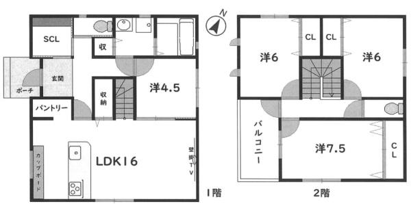近江八幡市西生来町　中古戸建て住宅