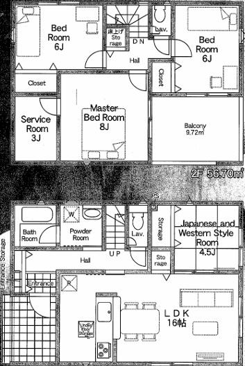 東近江市五個荘簗瀬町３号棟　新築分譲住宅