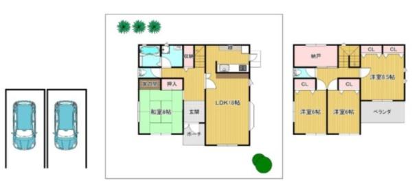 湖南市北山台２丁目　中古戸建て住宅