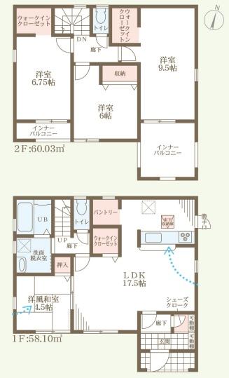 長浜市口分田５期３号棟　新築分譲住宅