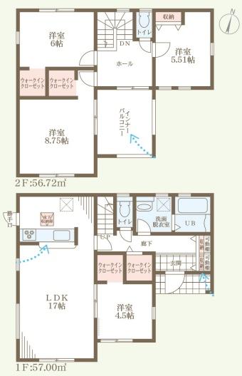 長浜市口分田５期４号棟　新築分譲住宅
