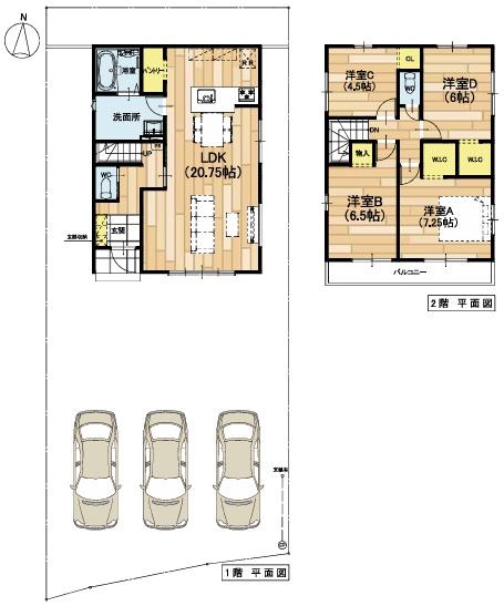 甲賀市甲南町野田１期　新築分譲住宅
