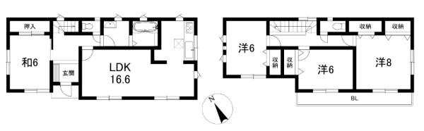 近江八幡市安養寺町　中古戸建て住宅