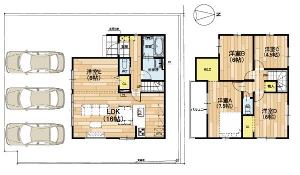 甲賀市甲南町竜法師２期　新築分譲住宅