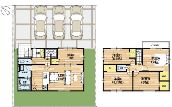 野洲市大畑　新築分譲住宅
