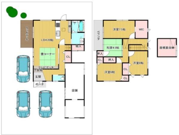 野洲市西河原　中古戸建て住宅