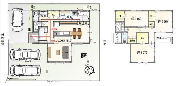 甲賀市甲南町野田　新築分譲住宅