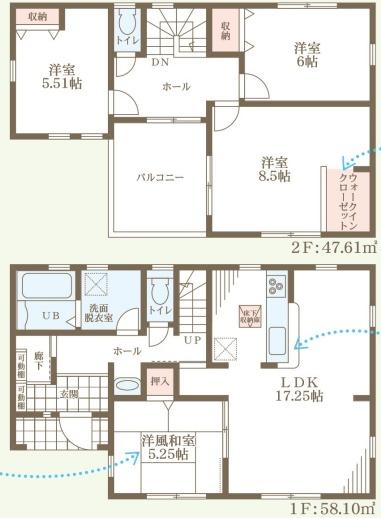 野洲市冨波甲３期１号棟　新築分譲住宅