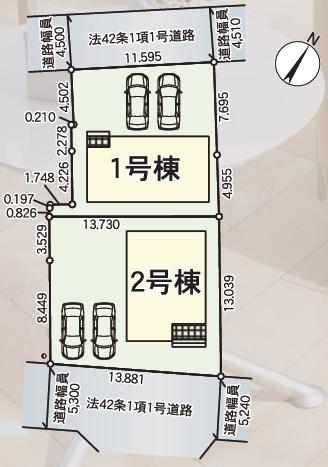 近江八幡市八幡町第２－２号棟　新築分譲住宅