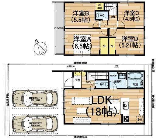 守山市岡町１期１号地　新築分譲住宅