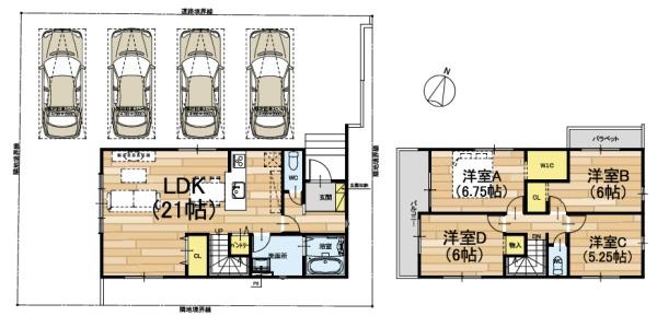 近江八幡市安土町下豊浦　新築分譲住宅