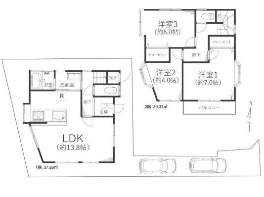 厚木市妻田東１丁目の中古一戸建て