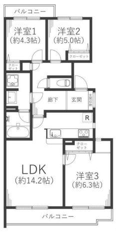 ベルフラワーズ大住台３号棟