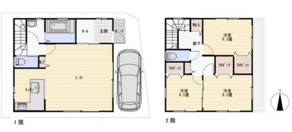 座間市南栗原６丁目の中古一戸建て